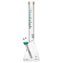 Illadelph - Medium Beaker - 7mm - Teal & White Label - The Cave