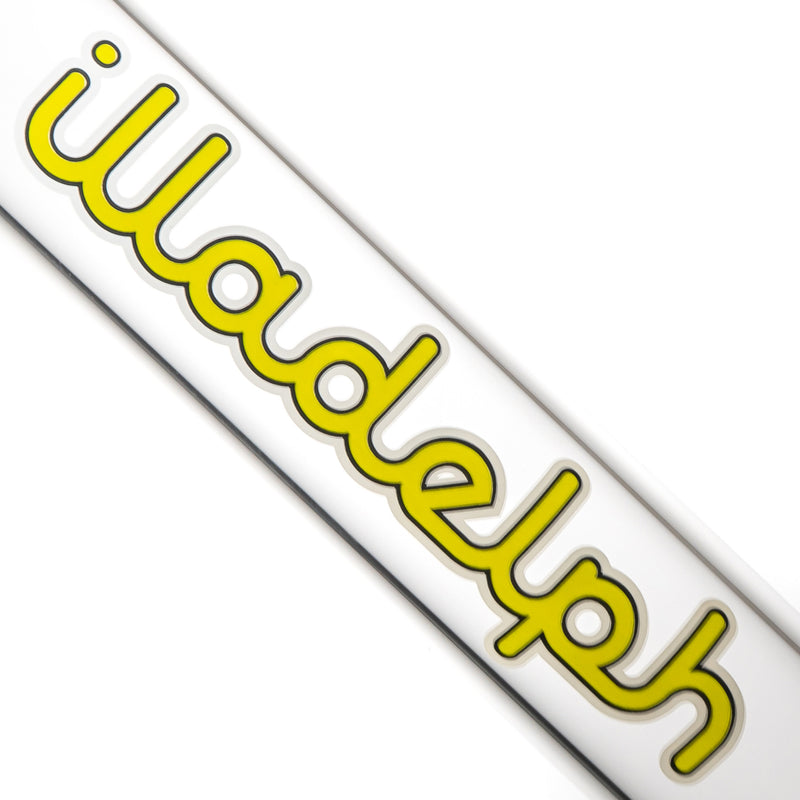 Illadelph - Tall Beaker - Lime & White Label - The Cave