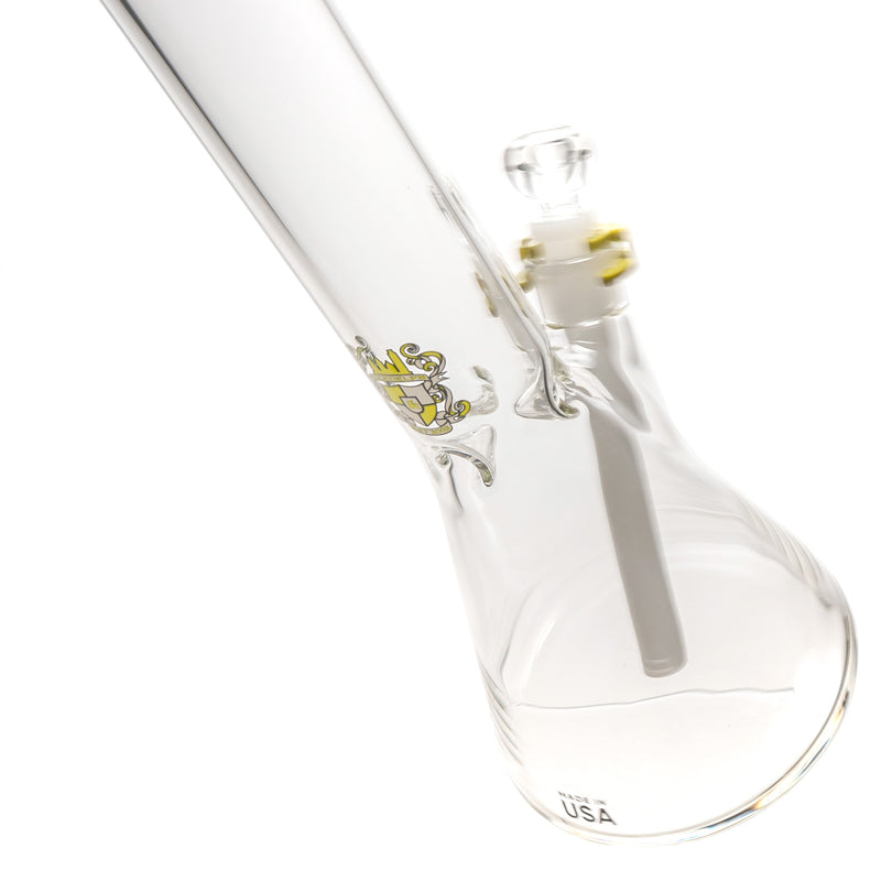 Illadelph - Tall Beaker - Lime & White Label - The Cave