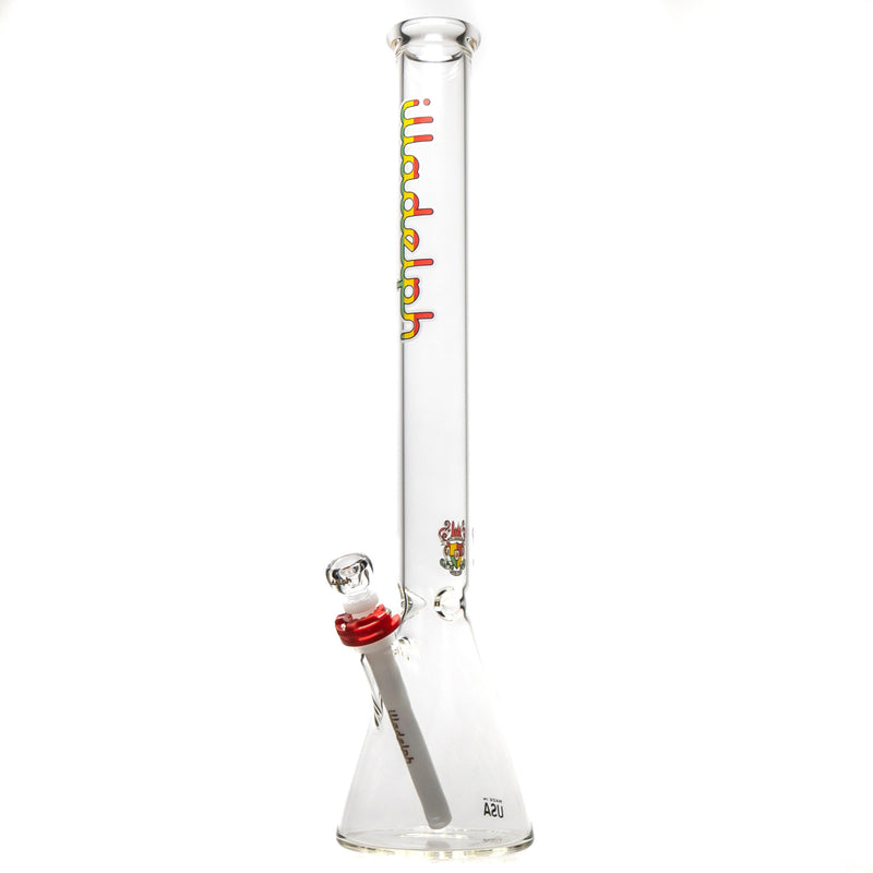 Illadelph - Tall Beaker - Rasta & White Label - The Cave