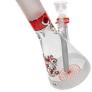Illadelph - Short Beaker - Frosted Signature Series - Red & White Label - The Cave