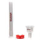 Illadelph - Short Beaker - Frosted Signature Series - Red & White Label - The Cave