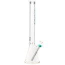 Illadelph - Tall Beaker - Teal & White Label - The Cave