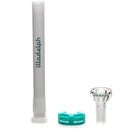 Illadelph - Tall Beaker - Teal & White Label - The Cave