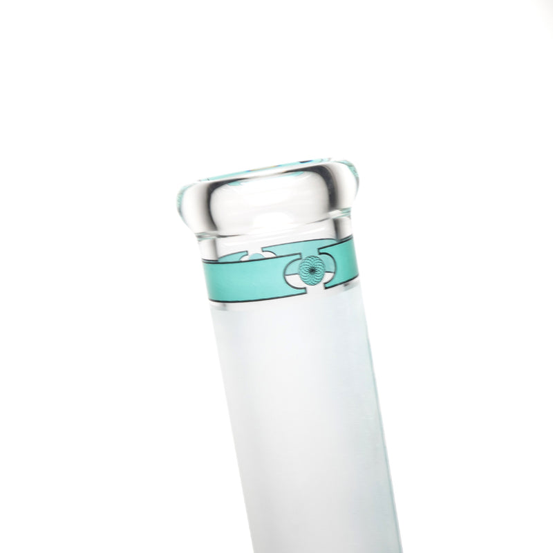 Illadelph - Short Beaker - Frosted Signature Series - Teal Label - The Cave