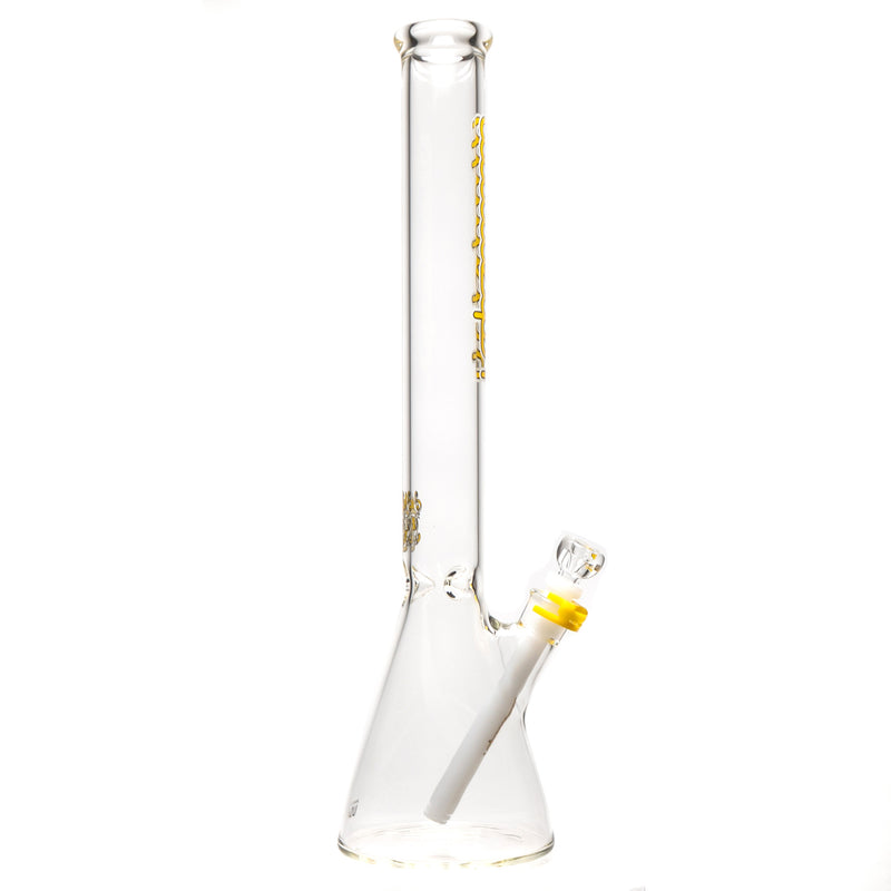 Illadelph - Medium Beaker - 7mm - Yellow & White Label - The Cave