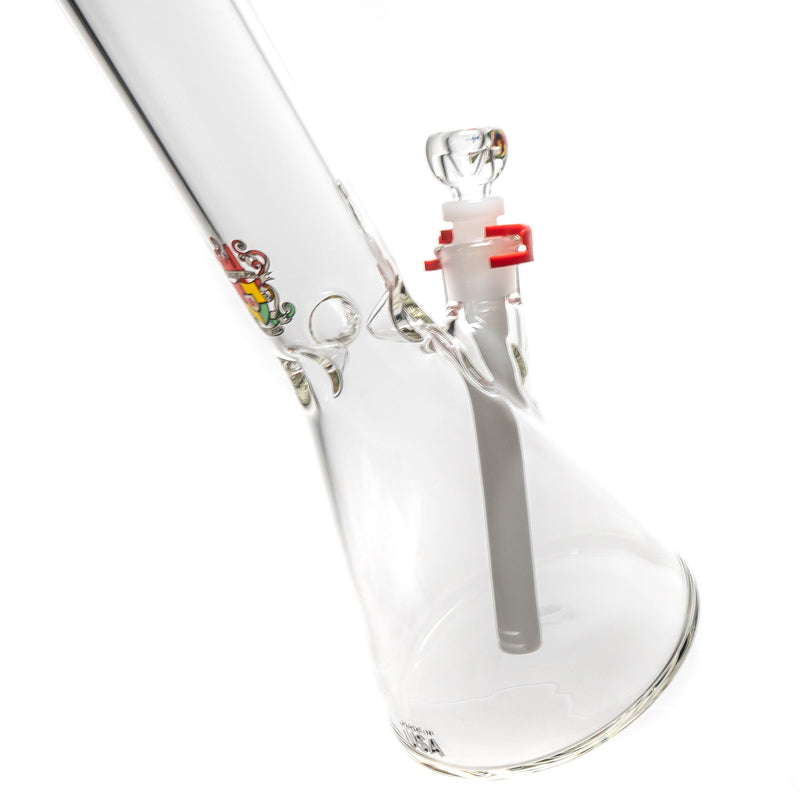 Illadelph - Tall Beaker - Rasta & White Label - The Cave