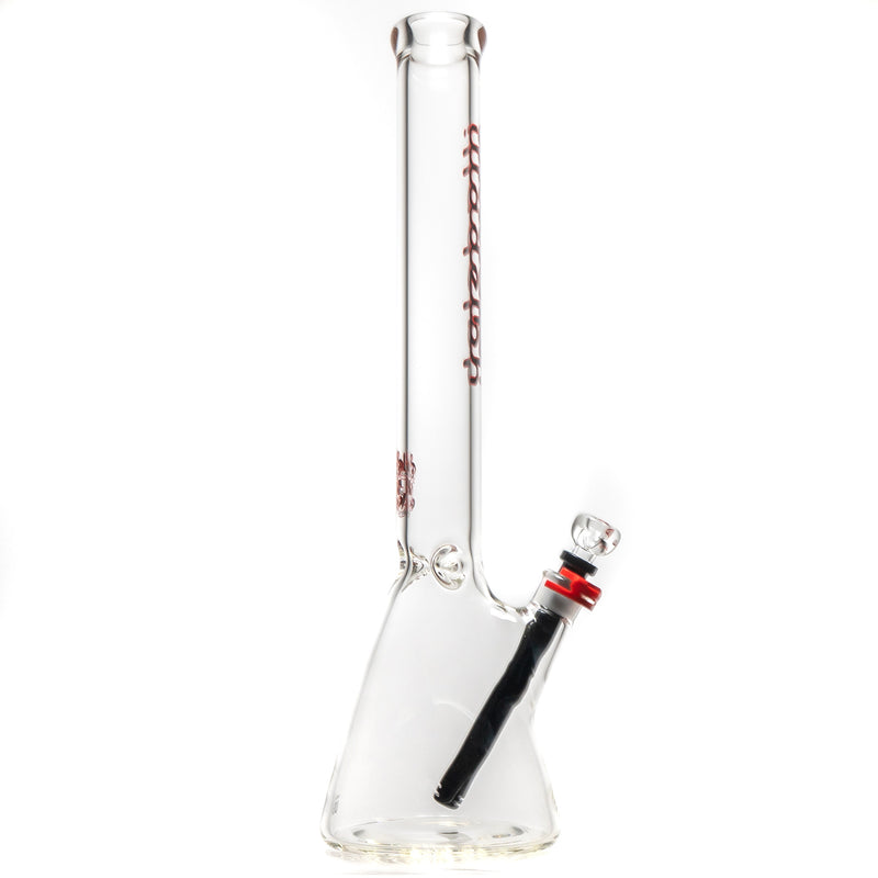 Illadelph - Medium Beaker - 7mm - Black & Red Label - The Cave