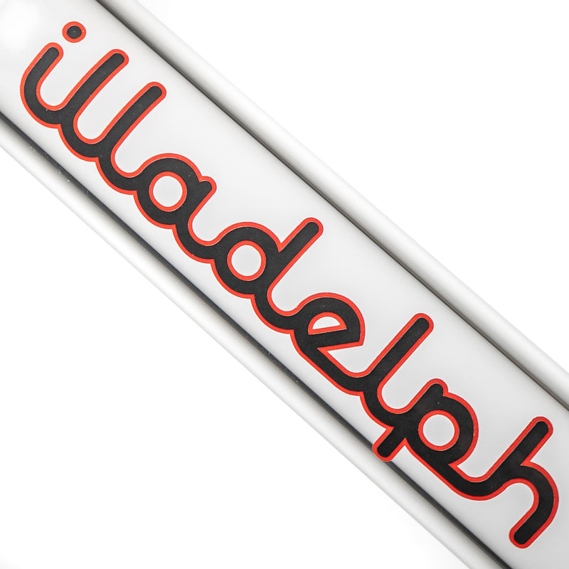 Illadelph - Medium Beaker - 7mm - Black & Red Label - The Cave