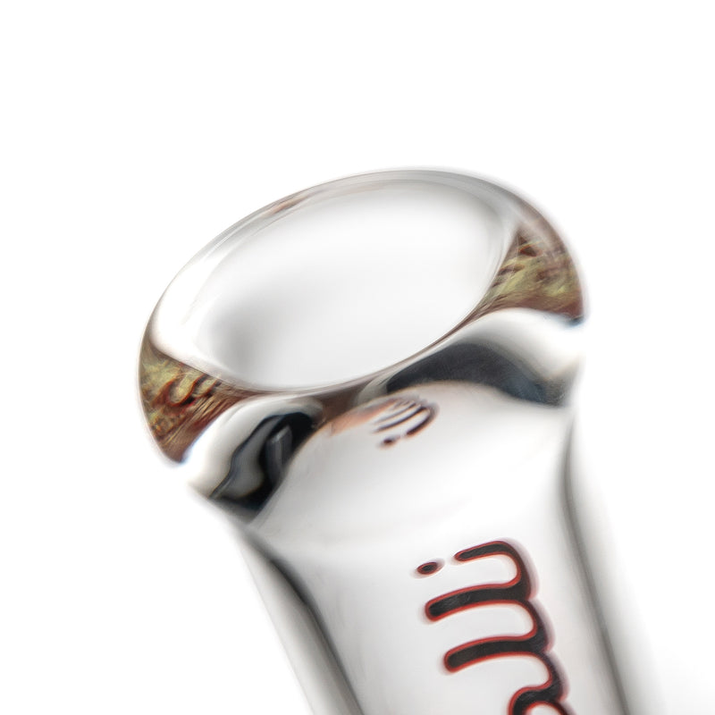 Illadelph - Medium Beaker - 7mm - Black & Red Label - The Cave