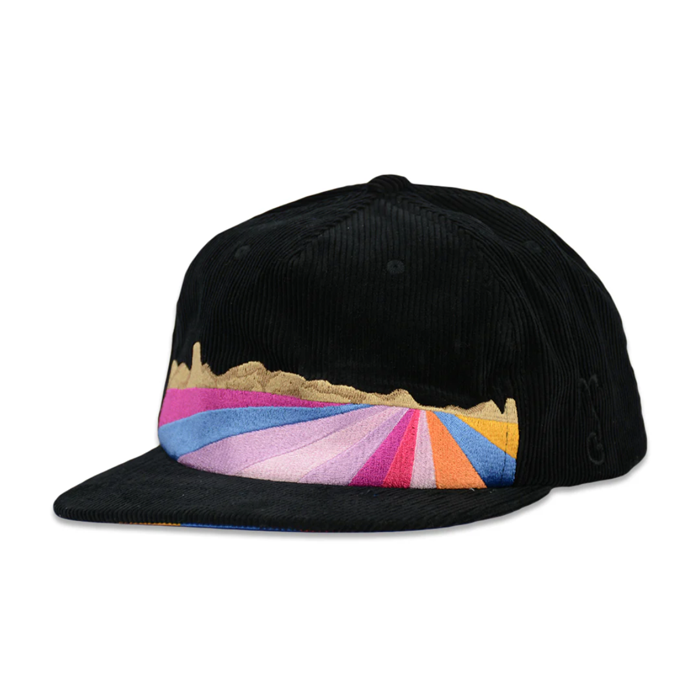 Grassroots - Jerry Garcia Playa Vista Black Zipperback Hat - Small/Medium - The Cave