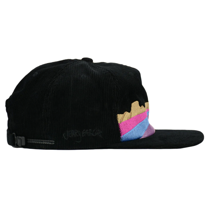 Grassroots - Jerry Garcia Playa Vista Black Zipperback Hat - Small/Medium - The Cave