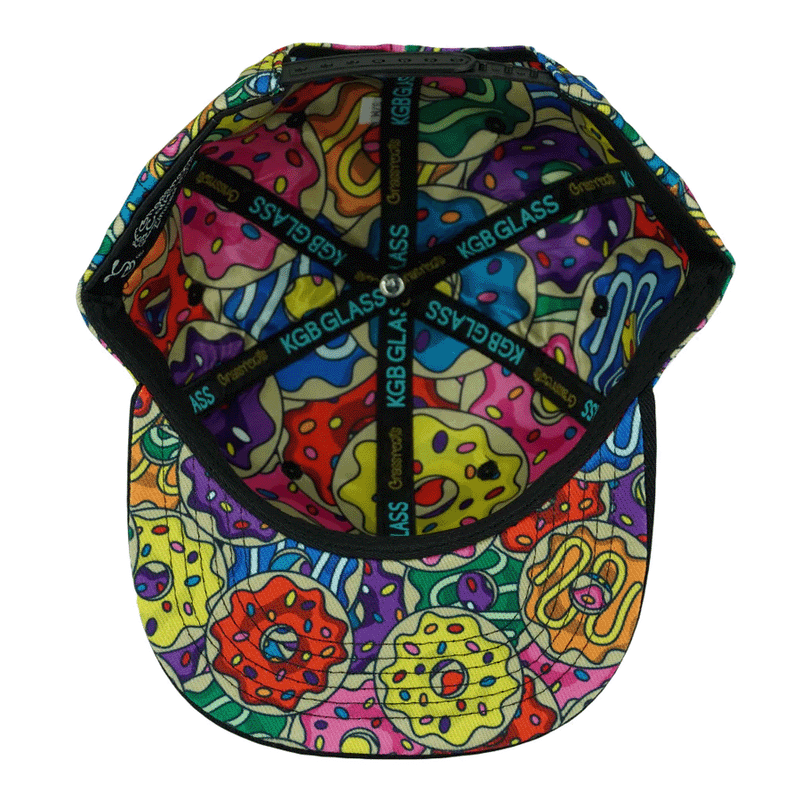 Grassroots - KGB Glass Donut Montage Snapback Hat - Large/XL - The Cave