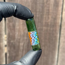 KJH Glass - Glass Tip - Green - Jailhouse/Rainbow