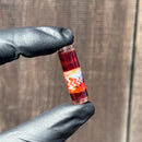 KJH Glass - Glass Tip - Red - Fire & Rainbow