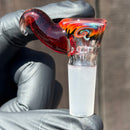 KJH Glass - Martini Slide - 4-Hole - 14mm - Bipolar Fire/Blue