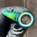 KJH Glass - Martini Slide - 4-Hole - 14mm - Bipolar Green/Blue
