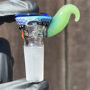 KJH Glass - Martini Slide - 4-Hole - 14mm - Bipolar Ice/Rainbow
