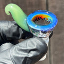KJH Glass - Martini Slide - 4-Hole - 14mm - Bipolar Ice/Rainbow
