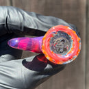 KJH Glass - Martini Slide - 4-Hole - 14mm - Blues & Orange