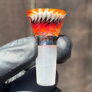 KJH Glass - Martini Slide - 4-Hole - 14mm - Fire & Smoke