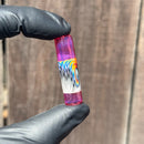 KJH Glass - Glass Tip - Purple - Rainbow/Smoke