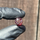 KJH Glass - Glass Tip - Red - Fire & Rainbow