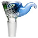 Kevin Howell - Martini Slide - 4 Hole - 14mm - Spearmint & Shadow w/ Moonstone - The Cave