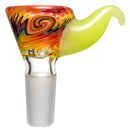 Kevin Howell - Martini Slide - 4 Hole - 14mm - Fire & Rainbow w/ Antidote - The Cave