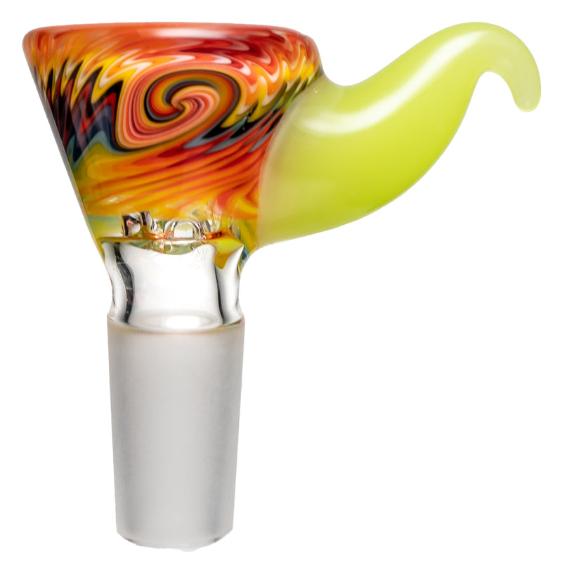 Kevin Howell - Martini Slide - 4 Hole - 14mm - Fire & Rainbow w/ Antidote - The Cave