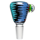 Kevin Howell - Push Slide - 14mm - Aqua, Red & Purple Linework - The Cave