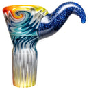 Kevin Howell - Martini Slide w/ Worked Joint - 4 Hole - 18mm - Blue Blizard - The Cave