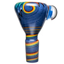 Kevin Howell - Push Slide w/ Worked Joint - 14mm - Purple & Rainbow - The Cave