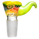 Kevin Howell - Martini Slide - 4 Hole - 18mm - Lemon Drop & Fruit Stripe w/ Slyme - The Cave