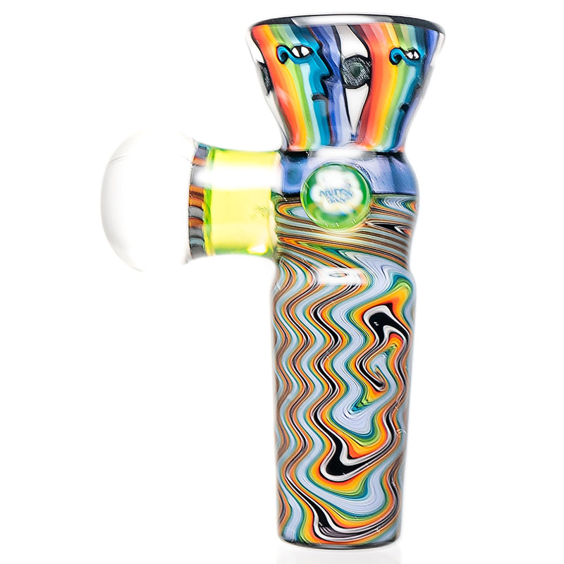 Kevin Murray - Martini Slide - 18mm - Multi Color Swirl & Rainbow Faces - The Cave