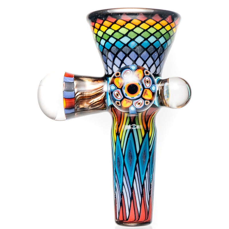 Kevin Murray - Martini Slide - 14mm - Rainbow Weave & Rainbow Reti - The Cave