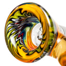 Kevin Howell - Martini Slide - 4 Hole - 14mm - Earth & Rainbow Linework w/ CFL Serum - The Cave