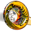 Kevin Howell - Martini Slide - 4 Hole - 14mm - Earth & Rainbow Linework w/ CFL Serum - The Cave