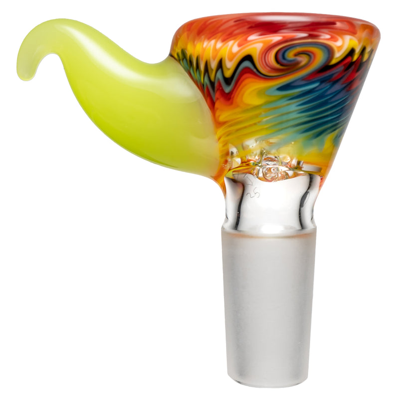 Kevin Howell - Martini Slide - 4 Hole - 14mm - Fire & Rainbow w/ Antidote - The Cave