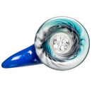 Kevin Howell - Martini Slide - 4 Hole - 14mm - Smoke & Ice w/ Neptune - The Cave