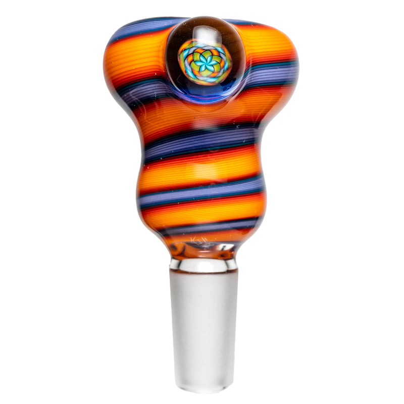 Kevin Howell - Push Slide - 14mm - Orange & Purple Linework - The Cave