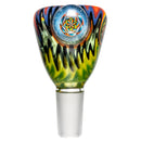 Kevin Howell - Push Slide - 14mm - Green Stardust w/ Multi Color Linework - The Cave