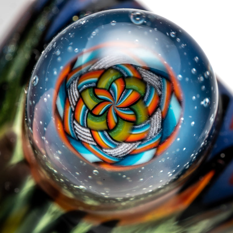 Kevin Howell - Push Slide - 14mm - Green Stardust w/ Multi Color Linework - The Cave