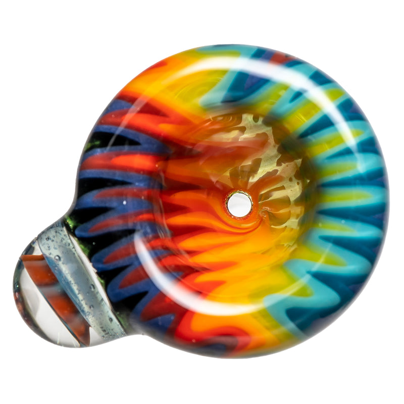 Kevin Howell - Push Slide - 14mm - Green Stardust w/ Multi Color Linework - The Cave