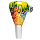 Kevin Howell - Push Slide - 14mm - Lemon Drop, Green & Fruit Stripe Linework - The Cave