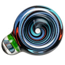 Kevin Howell - Push Slide - 14mm - Aqua, Red & Purple Linework - The Cave