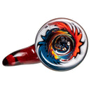 Kevin Howell - Martini Slide w/ Worked Joint - 4 Hole - 14mm - Pomegranate - The Cave