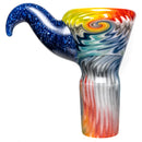 Kevin Howell - Martini Slide w/ Worked Joint - 4 Hole - 18mm - Blue Blizard - The Cave