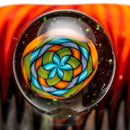 Kevin Howell - Push Slide w/ Worked Joint - 18mm - Fire, Smoke & Fruit Stripe - The Cave