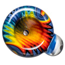 Kevin Howell - Push Slide w/ Worked Joint - 14mm - Purple & Rainbow - The Cave